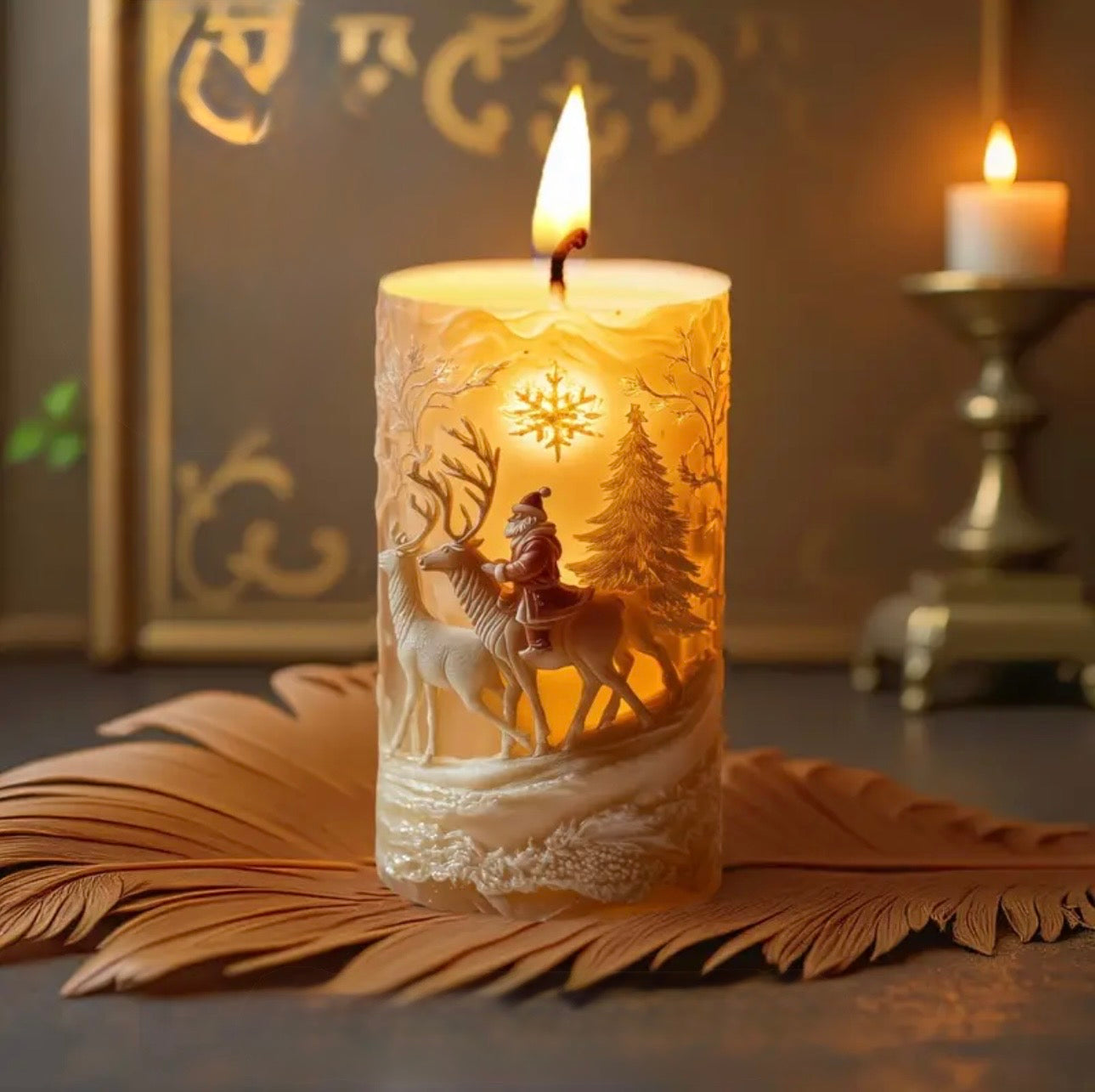 KAM - Premium Noel Baba Yılbaşı Mumu