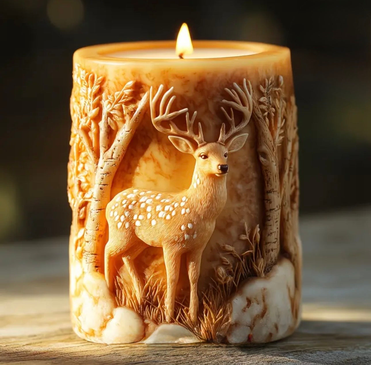 KAM - Premium Geyik Yılbaşı Mumu 2