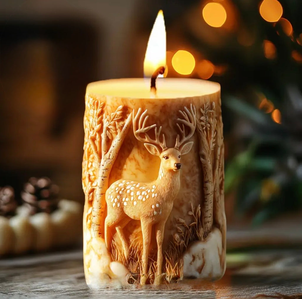 KAM - Premium Geyik Yılbaşı Mumu 2