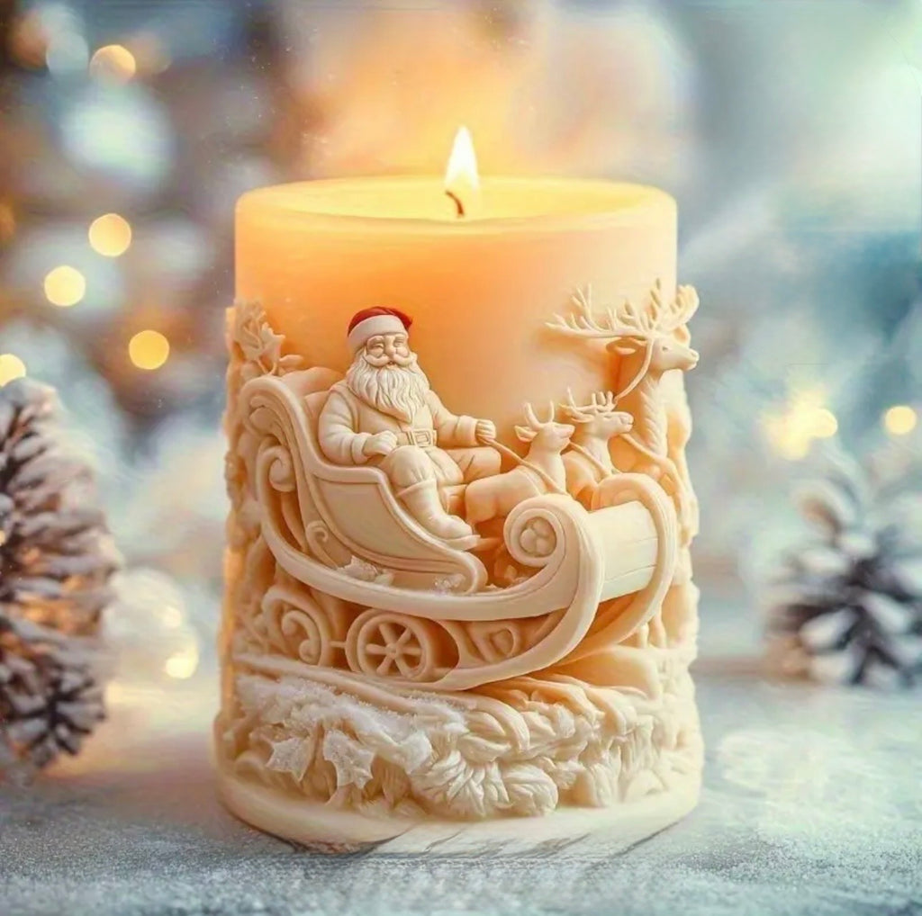 KAM - Premium Noel Baba Yılbaşı Mumu 3